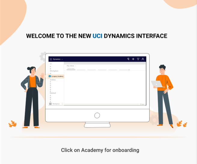 Onboarding into dynamics UCI