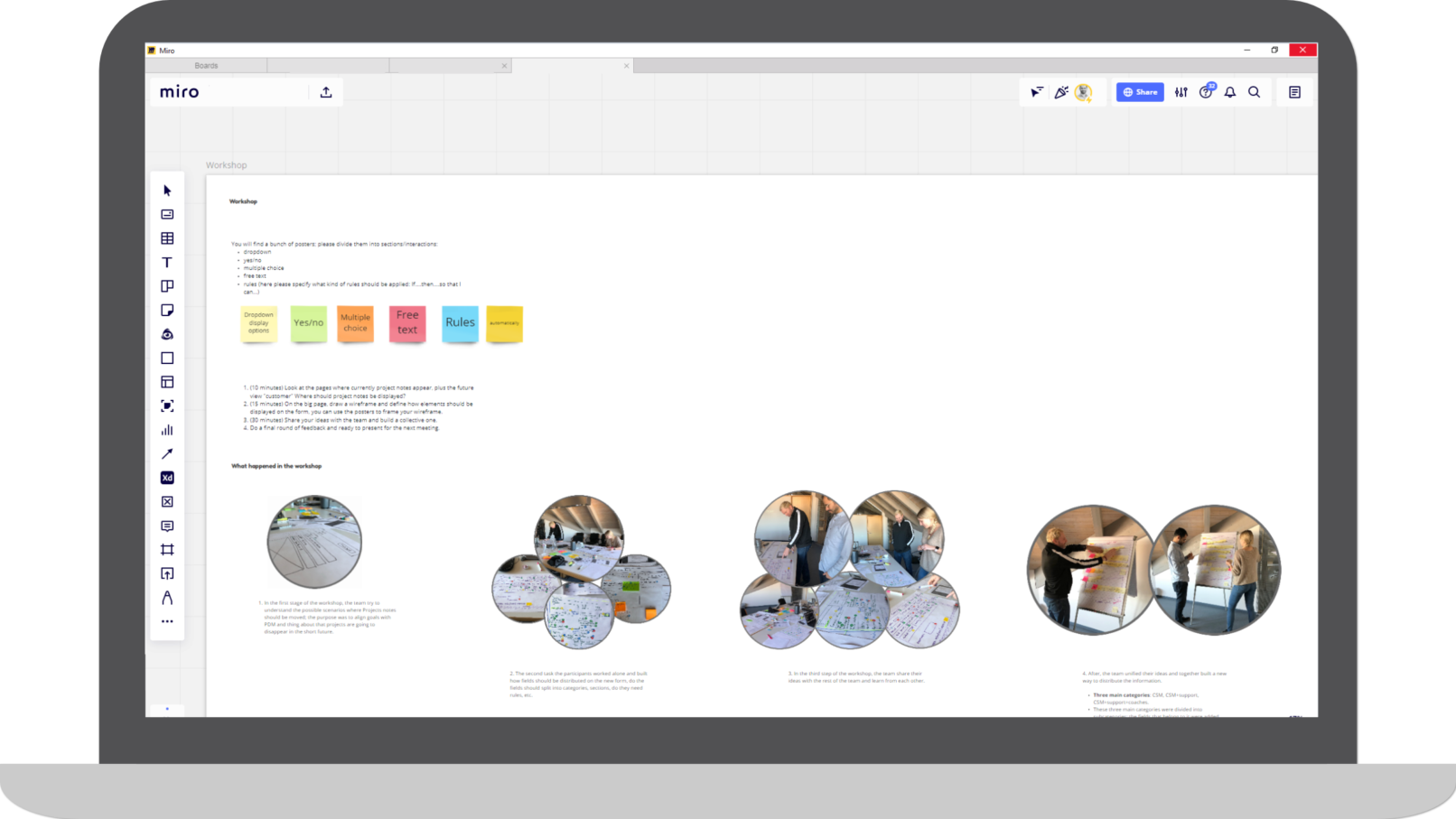 Planning online workshop